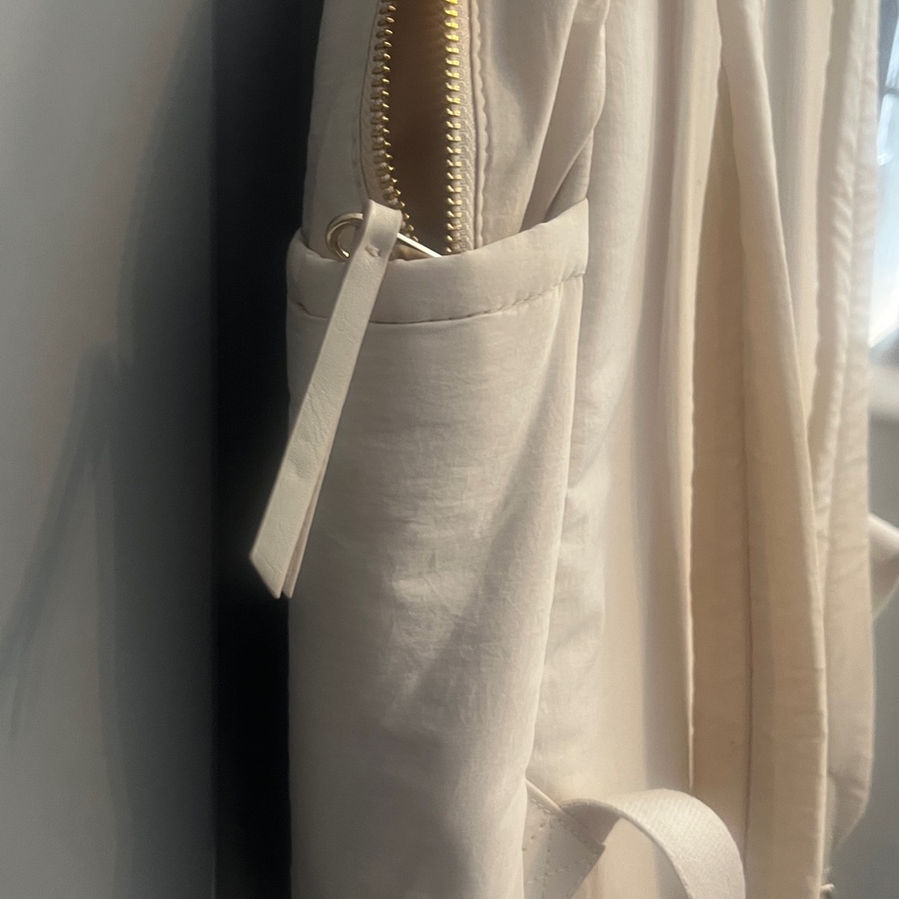 Universal Thread Cream Quilted Backpack - image 4